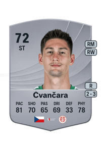 Tomáš Čvančara Common 72 OVR