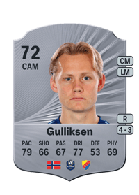 Tobias Gulliksen Rare 72 OVR