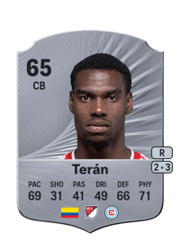 Carlos Terán Rare 65 OVR