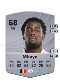 Dylan Mbayo Common 68 OVR