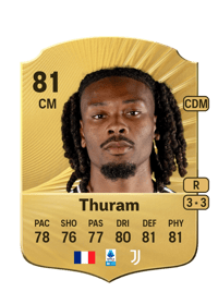 Khéphren Thuram Rare 81 OVR
