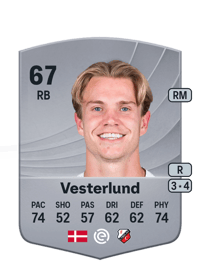 Niklas Vesterlund Common 67 OVR