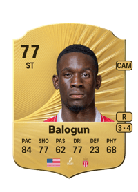 Folarin Balogun Rare 77 OVR