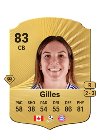 Vanessa Gilles Rare 83 OVR