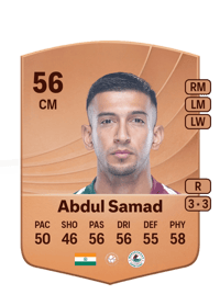 Sahal Abdul Samad Common 56 OVR