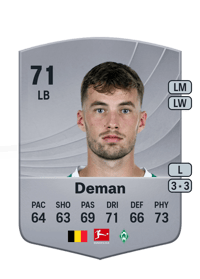Olivier Deman Common 71 OVR