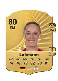 Sydney Lohmann Rare 80 OVR