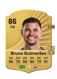 Bruno Guimarães Rare 86 OVR