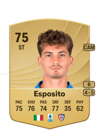 Sebastiano Esposito Common 75 OVR