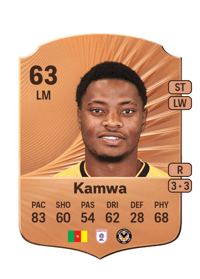 Bobby Kamwa Rare 63 OVR