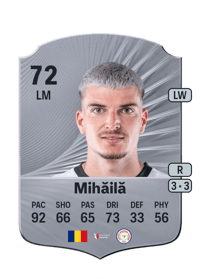 Valentin Mihăilă Rare 72 OVR