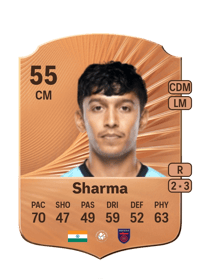 Hitesh Sharma Rare 55 OVR