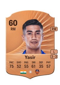 Mohammed Yasir Rare 60 OVR