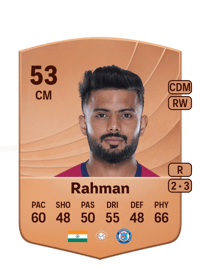 Mobashir Rahman Common 53 OVR