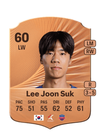 Lee Joon Suk Rare 60 OVR