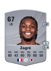 Arthur Zagré Common 67 OVR