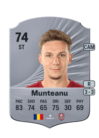 Louis Munteanu Rare 74 OVR