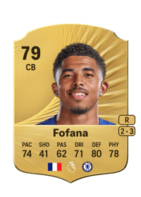 Wesley Fofana Rare 79 OVR