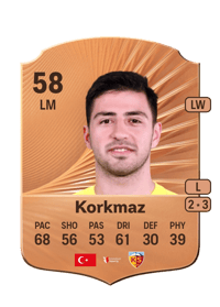 Nurettin Korkmaz Rare 58 OVR