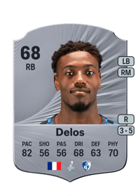 Shaquil Delos Rare 68 OVR