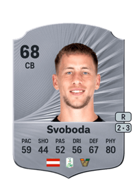 Michael Svoboda Rare 68 OVR