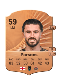 Connor Parsons Rare 59 OVR
