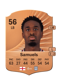 Imari Samuels Rare 56 OVR
