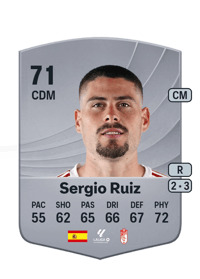Sergio Ruiz Common 71 OVR