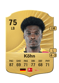 Derrick Köhn Rare 75 OVR
