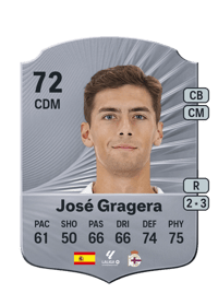 José Gragera Rare 72 OVR
