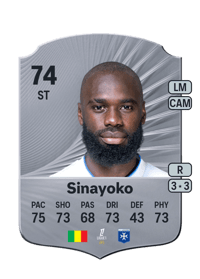 Lassine Sinayoko Rare 74 OVR