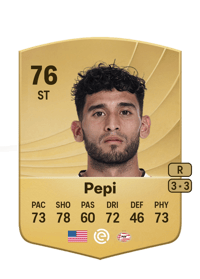 Ricardo Pepi Common 76 OVR