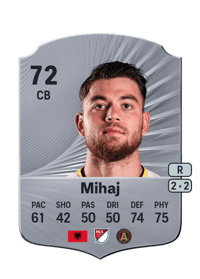 Enea Mihaj Rare 72 OVR
