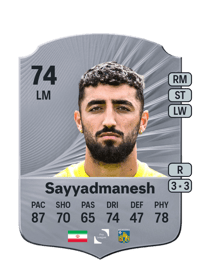Allahyar Sayyadmanesh Rare 74 OVR