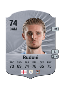 Jack Rudoni Rare 74 OVR