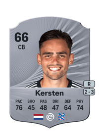 Sam Kersten Rare 66 OVR