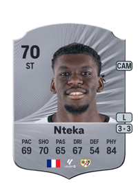 Randy Nteka Rare 70 OVR