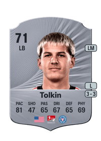 John Tolkin Rare 71 OVR