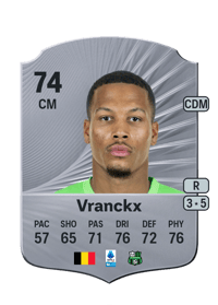 Aster Vranckx Rare 74 OVR