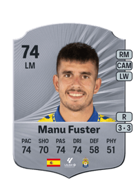 Manu Fuster Rare 74 OVR