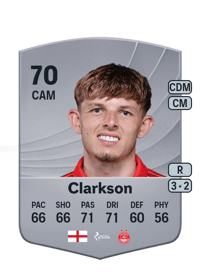 Leighton Clarkson Common 70 OVR