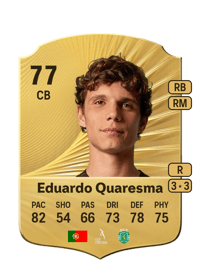 Eduardo Quaresma Rare 77 OVR