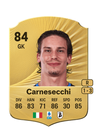 Marco Carnesecchi Rare 84 OVR