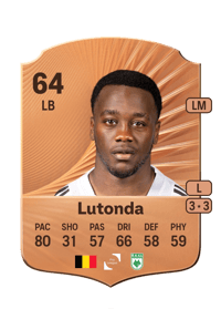 Thierry Lutonda Rare 64 OVR