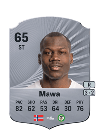 Moses Mawa Rare 65 OVR