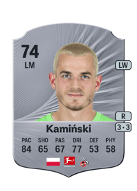 Jakub Kamiński Rare 74 OVR