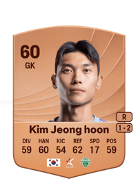 Kim Jeong hoon Common 60 OVR