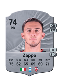 Gabriele Zappa Rare 74 OVR