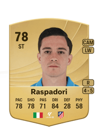 Giacomo Raspadori Common 78 OVR