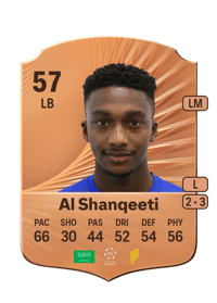 Mohammed Al Shanqeeti Rare 57 OVR